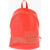 Moschino Love Ecoleather Backpack With Studs Red