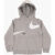 Nike Kids Printed Hooded Sweatshirt Gray