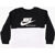 Nike Logo Printed Sweatshirt Black & White