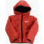 Nike Logo Embroidered Puffer Red