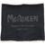 Alexander McQueen Neck Warmer With Graffiti Logo BLACK