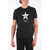 Neil Barrett Sport Star Printed Slim Fit Crew-Neck T-Shirt Black