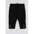 DSQUARED2 Stretch Cotton Trousers With Gold Tone Buttons Black