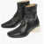 Maison Margiela Mm6 Tin Heel Boots 4,5Cm Black