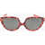 MYKITA Martine Rose Cat-Eye-Shaped Sos Reversible Sunglasses In Gir Red