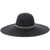 Maison Michel Blanche Woven Hemp Hat BLACK