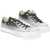 Converse 4Cm Glittered Sneakers With Platform Silver