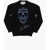 Philipp Plein Rhinestone Embellished Ls Peyton Crew-Neck Sweater Black