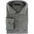 CORNELIANI Id Twil Cotton Shirt With Standard Collar Gray