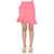 Alexander McQueen Mini Skirt With Ruches PINK