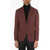 CORNELIANI Cc Collection Twill Cotton Sportswear Blazer Burgundy