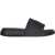 Alexander McQueen Rubber Slide Sandals BLACK