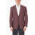 CORNELIANI Hopsack Leader Soft Blazer With Patch Pockets Pink