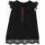 Dsquared2 Kids Lace Details Dress With Zip Closure On The Back Black