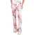 Philipp Plein Couture Floral-Printed Jogging Pants With Side Band Rhinesto White
