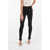 DROME Ribbed Jersey Leggings With Elastic Waistband Black