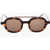 OAMC Turtle Printed Rounded Sunglasses Brown