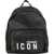 DSQUARED2 Backpack With Icon Print BLACK