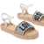 Moschino Love Laminated Leather Ankle Strap Sandals With Rhinestoned Silver