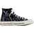 Converse All Star Chuck Taylor Fabric High Top Sneakers With Painted Black