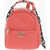 Moschino Love Faux Leather Backpack With Braided Neckerchief Red