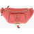 Moschino Love Faux Leather Shoulder Bum Bag Red