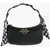 Moschino Love Faux Leather Mini Baguette Bag With Braided Neckerchief Black