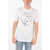 Diesel Crew-Neck T-Shirt Cl-T-Just-O With Maxi Print On The Front Black & White