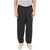 Neil Barrett Easy Fit Pants With Pinstriped Detail On The Front Black