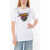 Diesel Crew-Neck T-Shirt Cl-T-Just-O1 With Embroidery On The Front White