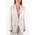 Stella McCartney Wool Center Vent Shawl Lapel 1-Button Blazer Gray