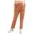 Nanushka High-Rise Waist Reya Double Pleat Trousers Brown
