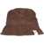 Jil Sander Bucket Hat With Logo Label BROWN