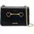 Moschino Love Faux Leather Shoulder Bag With Chain Black