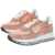 Moschino Love Suede Leather And Sequined Sneakers With All Over Logo Pink