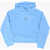 Nike Air Jordan Solid Color Essentials Boxy Sweatshirt With Hood Light Blue