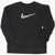 Nike Kids Crew-Neck Sweatshirt With Embroidery Black