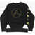 Nike Kids Air Jordan Sweatshirt Crew-Neck Jumpman With Golden Logo And Black