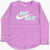 Nike Long Sleeve T-Shirt With Print On The Front Violet