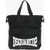 Dsquared2 Kids Nylon Handbag With Logo Print Black