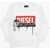Diesel Kids Cotton Kid Serny 7 Os Crew-Neck Sweatshirt With Print White