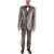 CORNELIANI Lurex 3-Piece Waistcoat Suit With Peak Lapel Gray
