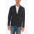 CORNELIANI Cc Collection 2-Button Blazer With Honeycomb Pattern Blue