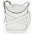Alexander McQueen Leather Curve Medium Bucket Bag White