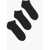 Converse Logo Embroidered 3 Socks Set Black
