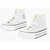 Converse Kids All Star Glittered Sneakers Silver