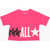 Converse All Star Printed Crew-Neck T-Shirt Pink