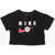 Nike Embroidered Daisy Boxy T-Shirt Black