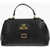 Moschino Love Faux Leather Handbag With Removable Shoulder Strap Black