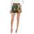 Philipp Plein Couture Lurex Pull Them Shorts With Studs Multicolor